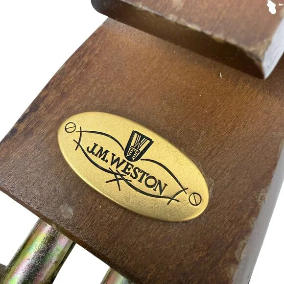 J.M. Weston Mens Shoe Forms Made in France Store Display Wood Shoe Trees - Picture 5 of 13